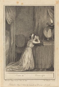 Canto II, Verse 471 by William Blake after Mary Ann Flaxman