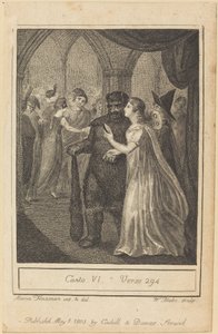 Canto VI, Verse 294 by William Blake after Mary Ann Flaxman