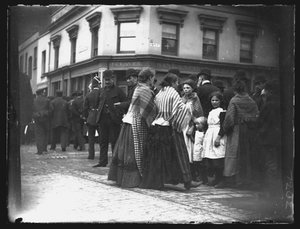Corner of Custom House Street and Bute Street, Cardiff by William Booth