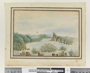 North Arm of Broken Bay, New South Wales from an Island at the entrance, September 1789