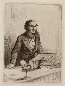 Alexander Russell Simpson, Professor of Midwifery and Diseases of Women and Children (engraving) by William Brassey (after) Hole