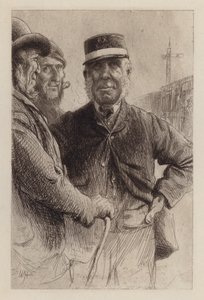 At the Junction by William Brassey (after) Hole