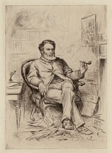 David Masson, Professor of Rhetoric and English Literature by William Brassey (after) Hole