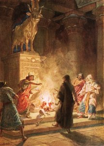 A Prophet of God Denounces the Idolatry of Jeroboam by William Brassey Hole