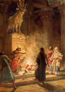 A Prophet of God Denounces the Idolatry of Jeroboam by William Brassey Hole