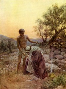 Abraham and Isaac at Mount Moriah by William Brassey Hole