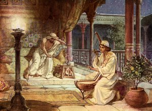 David Playing on the Harp for Saul