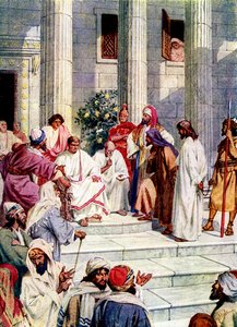 Jesus is taken to Pontius Pilate