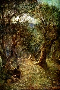 Jesus prays at Gethsemane