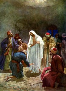 Jesus shows the disciples his wounds