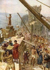 Rebuilding the walls of Jerusalem under Nehemiah