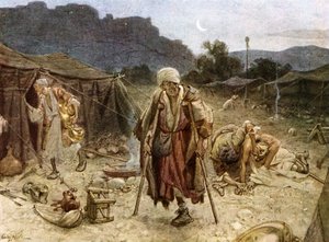 The Four Lepers Looting the Camp of the Syrians by William Brassey Hole