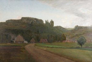 Near the Village of Crecy, France by William Bright Morris