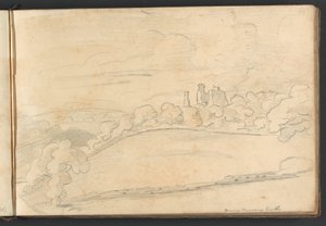 Berry Pomeroy Castle by William Brockedon