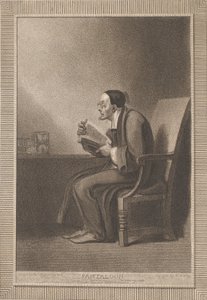 Pantaloon: The Sixth Age Shifts into the Lean and Slippered Pantaloon Shakespeare, As Y..., 1799 by William Bromley