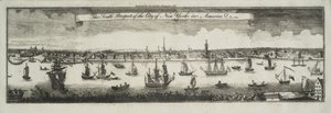 The south prospect of the city of New York, in North America
