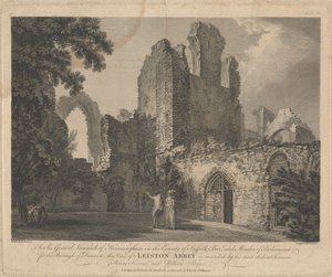 View of Leiston Abbey by William Byrne