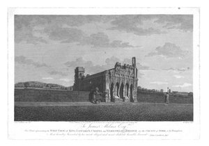 West View of King Edwards Chapel on Wakefield Bridge in the County of York, c1800