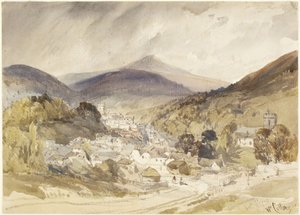 Abergavenny by William Callow