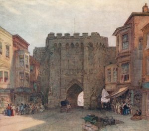 In the High Street, Southampton by William Callow