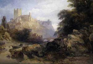 The Town and Castle from the River, c.1860
