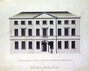 Design for Enville Hall in Staffordshire, c.1770 by William Chambers
