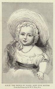 H R H The Prince of Wales, aged Five Months