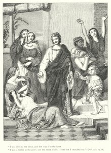 The Prosperous Days of Job by William Charles Thomas (after) Dobson