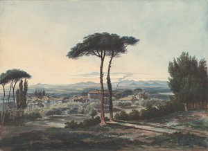 Frascati, Near Rome, 1819 by William Cowen