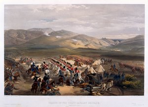 Charge of the Heavy Brigade at the Battle of Balaklava, 1854 by William Crimea Simpson