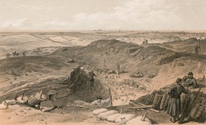 Ditch of the Malakoff, Battery Gervais, and rear of Redan