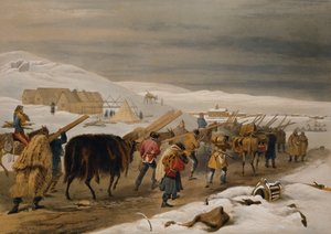 Huts and Warm Clothing for the Army, plate from 