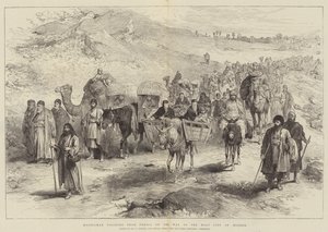 Mussulman Pilgrims from Persia on the Way to the Holy City of Meshed by William Crimea Simpson
