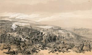 Second charge of the Guards, when they retook the two gun battery at the battle of Inkermann