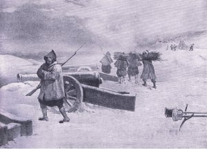Sentinel of the Zouaves before Sevastopol by William Crimea Simpson