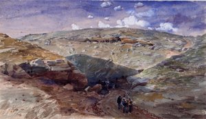 The Valley of the Shadow of Death, Caves in the Woronzoff Road, 1854 by William Crimea Simpson