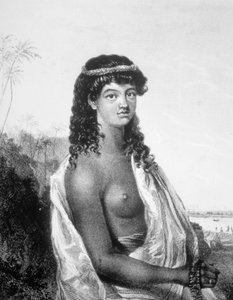 Young Girl of the Sandwich Isles (Hawaii)