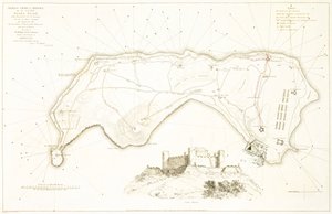 General chart of defence for the Island Banda Neira by William Daniell