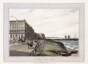 Near Regents Square, Brighton, c.1814-1825 by William Daniell