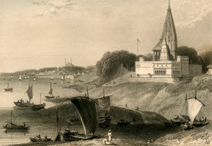 The Bernar Pagoda, Benares