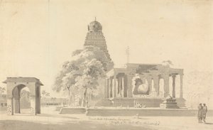 The Great Bull and Pagoda at Tanjore