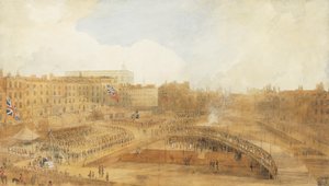 The Prince of Wales Laying the Foundation Stone of the Theatre Royal, Covent Garden, 31 December 1808