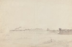 View of Monghyr, Bihar by William Daniell