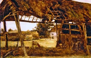 Old Farm Shed by William Davis