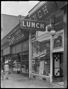 Canterbury Lunch sign at 202 (or 178) E. 125th Street, New York City, May 2, 1916