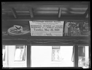 Car Cards, Brooklyn Trolley, May 25, 1920