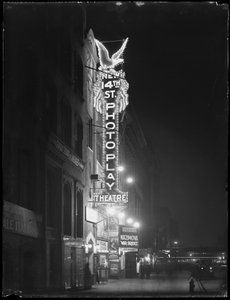 The New 14th Street Photoplay Theatre, New York City, January 6, 1917