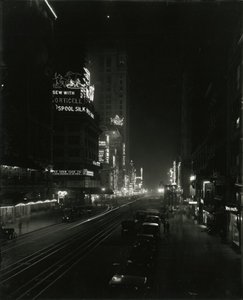 West 42nd Street, 1917 by William Davis Hassler