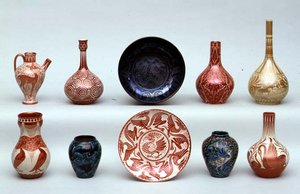 Selection of Lustreware