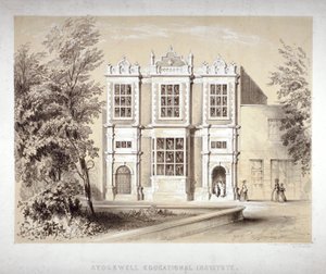 Stockwell Educational Institute, Stockwell, Lambeth, London by William Dickes
